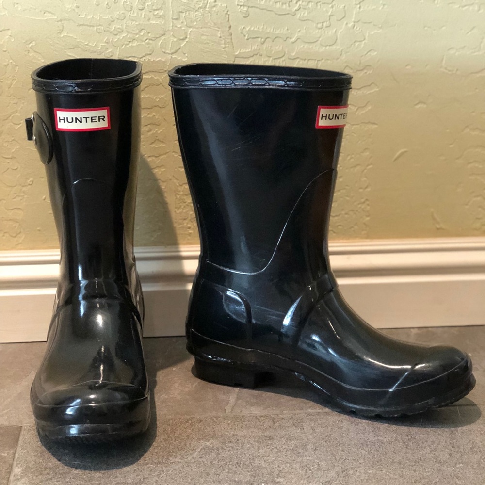 Short black Hunter Boots